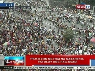 NTVL: Prusisyon ng Itim na Nazareno, patuloy ang pag-usad