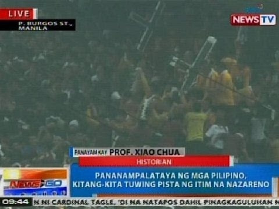 NTG: Pananampalataya ng mga Pilipino, kitang-kita tuwing Pista ng Itim na Nazareno