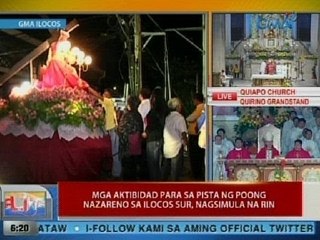 UB: Mga aktibidad para sa Pista ng Poong Nazareno sa Ilocos Sur, nagsimula na rin
