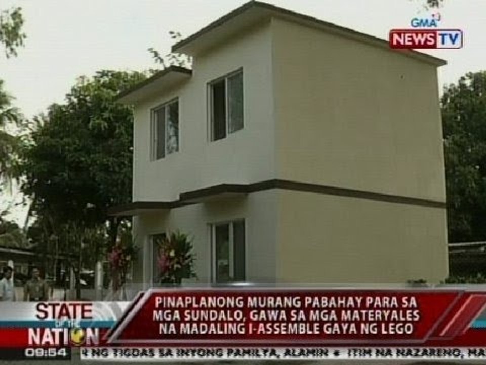 SONA: PAANDAR: Murang pabahay para sa mga sundalo, gawa sa materyales na madaling i-assemble
