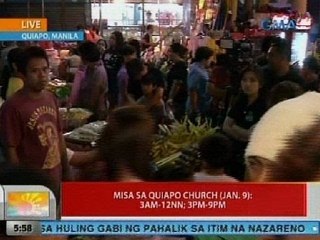 UB: Mga manininda sa Plaza Miranda sa Quiapo, isinaayos na ng mga pulis