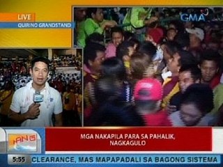 UB: Mga nakapila para sa pahalik sa Poon ng Nazareno, nagkagulo
