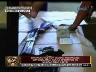 Vice Gov. Leviste, itinangging may kinalaman sila sa operasyon ng Mexican Drug Cartel