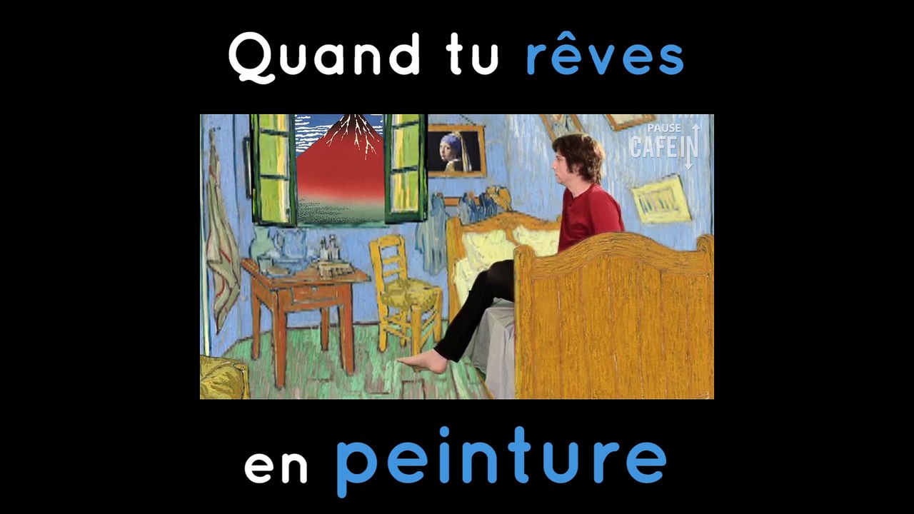 Cet homme se réveille prisonnier du monde de la peinture !