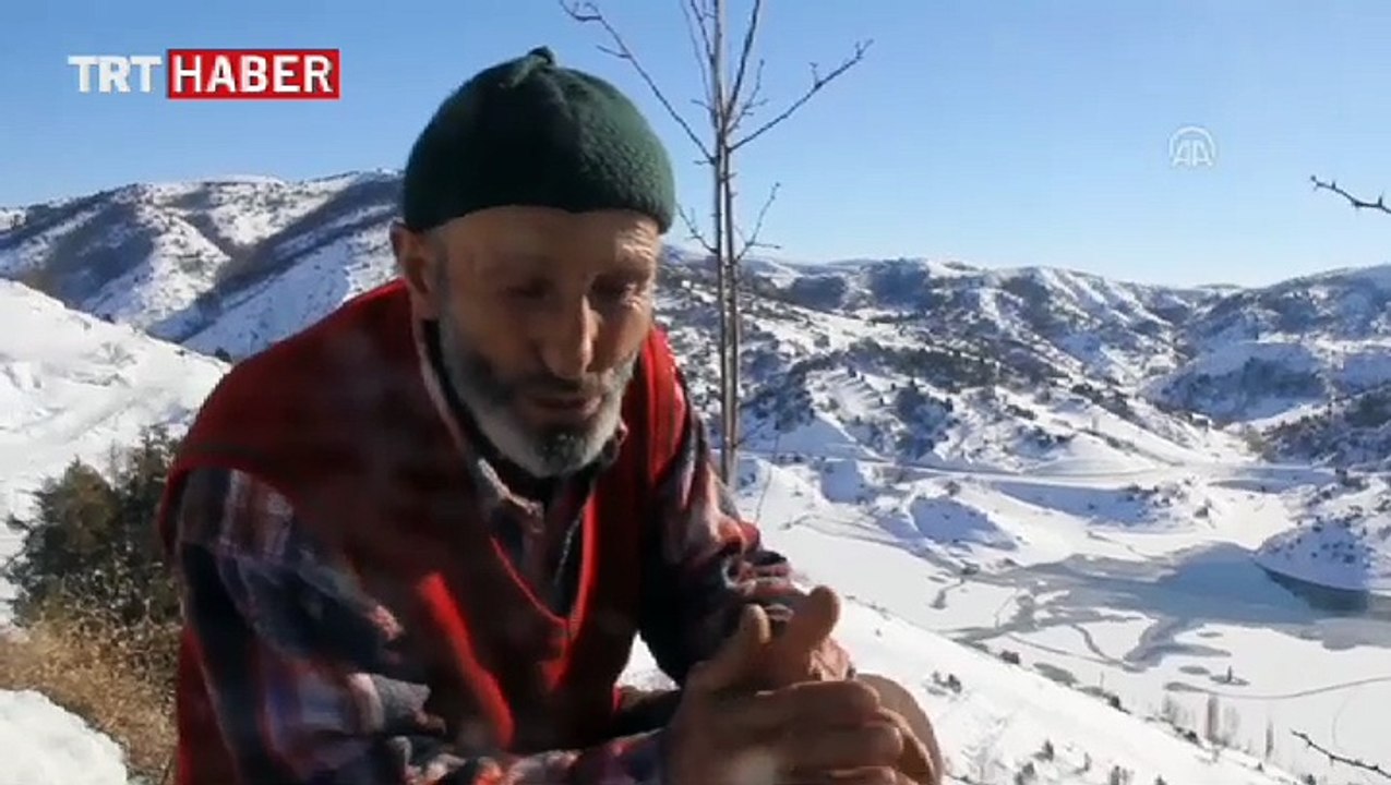 Baraj suyu çekilince cami minaresi ortaya çıktı