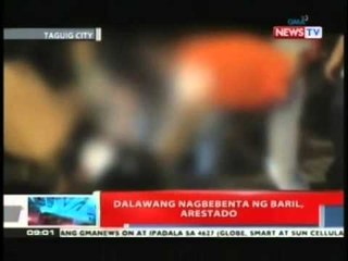 NTVL: Dalawang nagbebenta ng baril, arestado