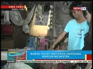 BP: Babae, patay matapos umanong barilin ng mister