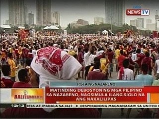 BT: Matinding debosyon ng mga Pilipino sa Nazareno, nagsimula ilang siglo na ang nakalilipas