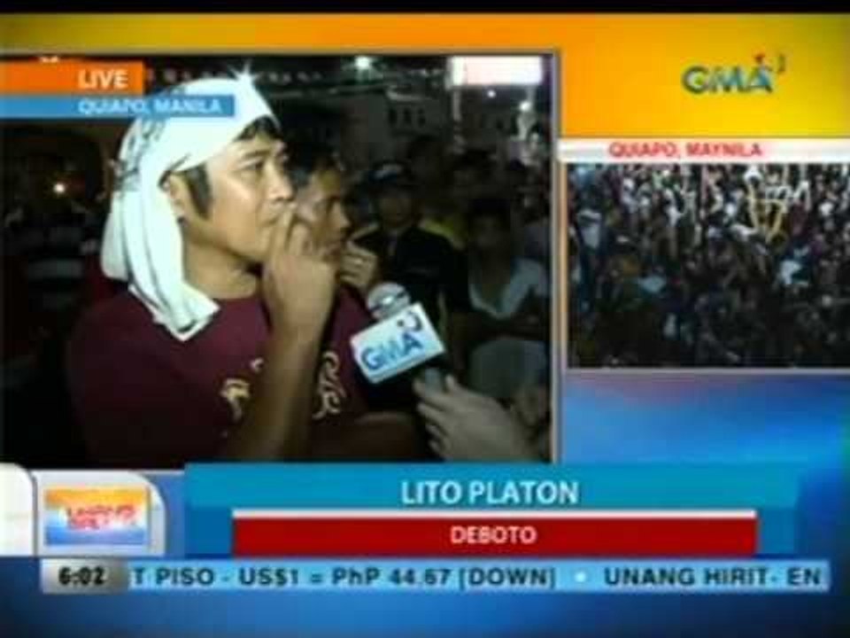 UB: Deboto ng Itim na Nazareno, dagsa pa rin sa Quiapo church