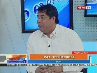 Usec. Herbosa: para maging epektibo ang immunization, kailangan ay ma-cover ang 95% ng populasyon