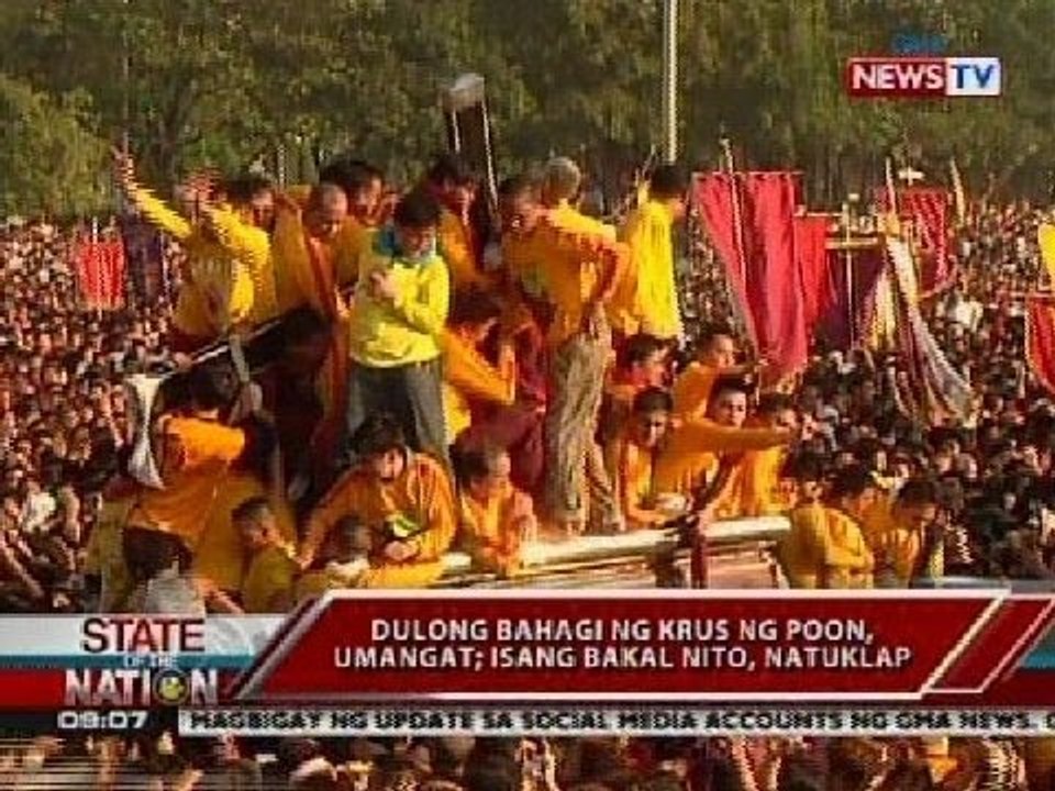 SONA: Mga deboto, nagpumilit na makalapit agad sa poon bago pa matapos ang misa