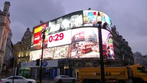 Piccadilly Circus lights turned off until the autumn