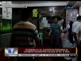 Hindi bababa sa 26, sugatan sa pagsabog sa Cotabato Foundation College of Science & Technology