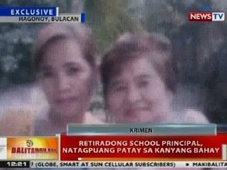 BT: Retiradong school principal, natagpuang patay sa kanyang bahay sa Hagonoy, Bulacan