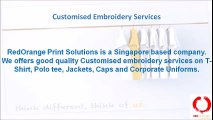 Customised Embroidery Services