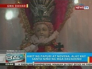 Download Video: BP: Awit ng papuri at novena, alay kay Santo Niño ng mga Davaoeño