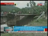 BP: Masamang panahon, nag-iwan ng kabi-kabilang pinsala sa Davao Region
