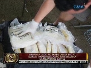 Grupo sa likod ng shabu lab sa BGC at Makati, pinaniniwalaang konektado sa Mexican drug cartel