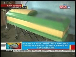 BP: Isa patay, 4 sugatan matapos mag-amok ang isang binatilyo sa Iloilo