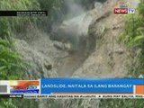 NTG: Landslide, naitala sa ilang barangay