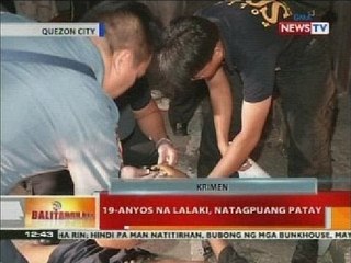 BT: 19-anyos na lalaki, natagpuang patay