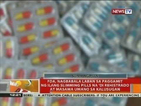 BT: FDA, nagbabala laban sa paggamit ng ilang slimming pills na 'di rehistrado