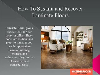 Setting Up Laminate Floors