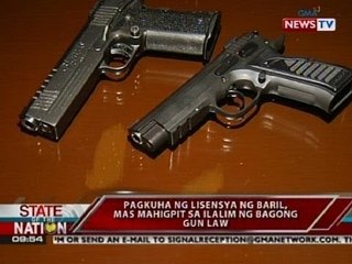SONA: Pagkuha ng lisensya ng baril, mas mahigpit sa ilalim ng bagong Gun Law