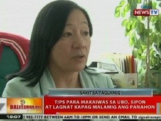BT: Tips para makaiwas sa ubo, sipon at lagnat kapag malamig ang panahon