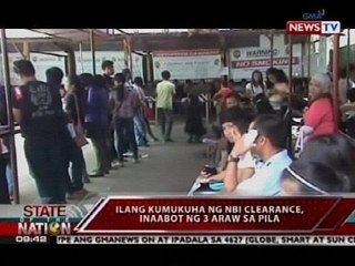 SONA: NBI, iginiit na mabilis ang pag-release nila ng clearance