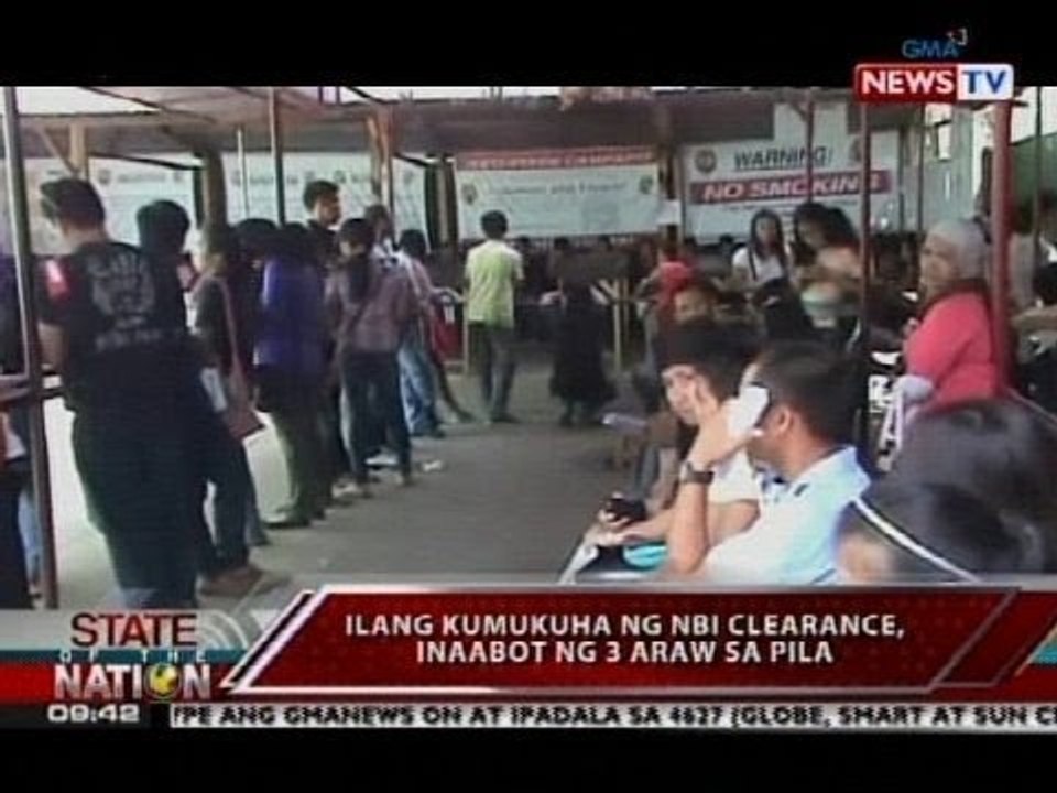 SONA: NBI, iginiit na mabilis ang pag-release nila ng clearance