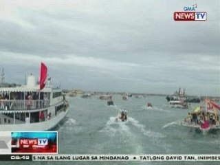 NTVL: Fluvial procession, isinagawa na sa Cebu