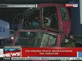 NTVL: 2 truck, nagkasagian sa Maynila; 1, sugatan