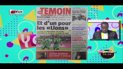 REPLAY - Revue de Presse - Pr : MAMADOU MOUHAMED NDIAYE - 16 Janvier 2017