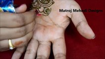 easy simple mehndi henna designs tutorials-Mehndi design for hands begineers