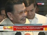 BT: 'Riding in tandem,' planong ipagbawal ni Manila Mayor Joseph Estrada