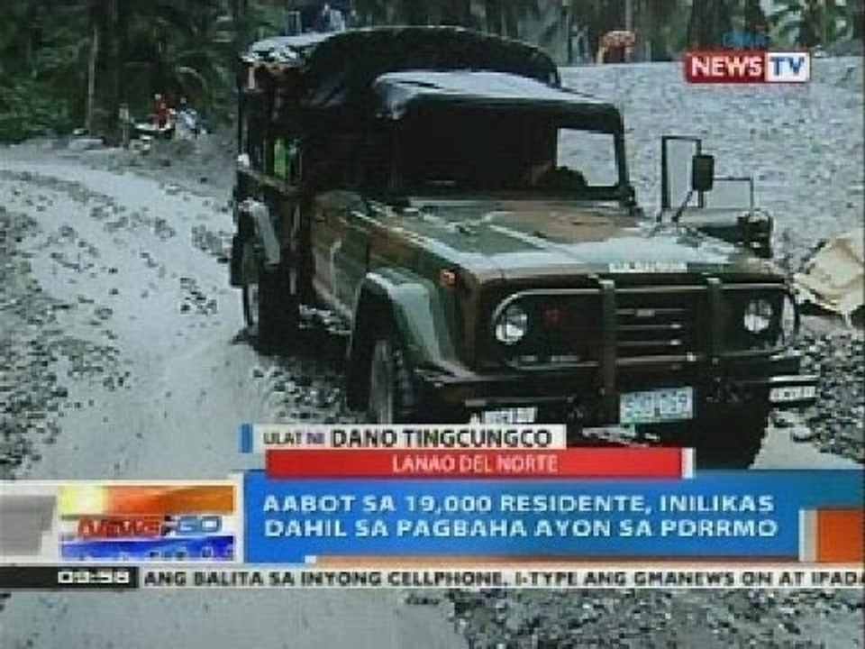 NTG: Mga panibagong landslide at pag-apaw ng ilog, naitala dahil sa tuluy-tuloy na pag-ulan