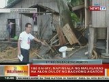 BT: 186 bahay sa Maguindanao, napinsala ng malalakas na alon dulot ng Bagyong Agaton