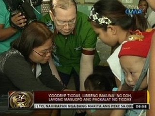 24 Oras: "Goodbye Tigdas, Libreng Bakuna" ng DOH, layong masugpo ang pagkalat ng tigdas