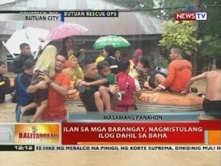 BT: Ilan sa mga barangay, nagmistulang ilog dahil sa baha