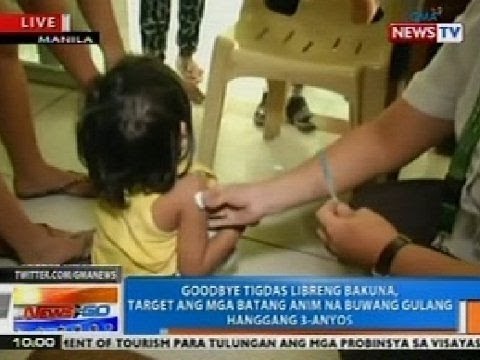 NTG: Goodbye Tigdas Libreng Bakuna, target ang mga batang 6 na buwang gulang hanggang 3-anyos