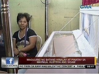 24 Oras: Magulang ng batang hinalay at pinatay sa maynila, hustisya ang sigaw