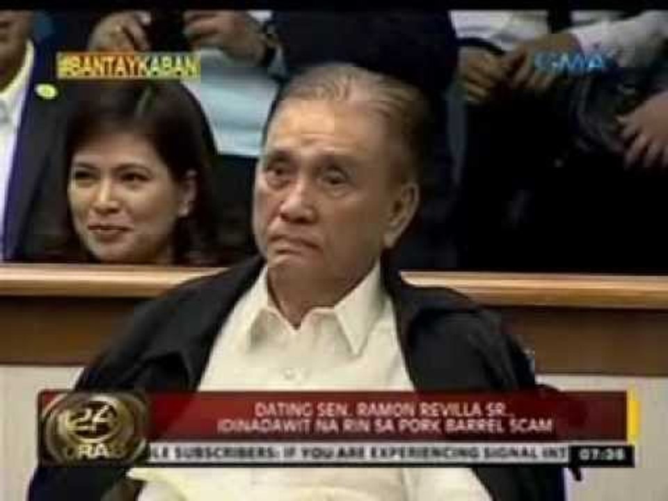 24 Oras: Dating Sen. Ramon Revilla Sr., idinadawit na rin sa pork barrel scam