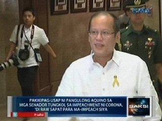 Saksi: PNoy, kinumpirmang kinausap noon si Sen. Bong Revilla