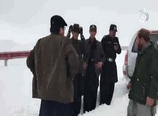 Heavy Snow Fall In The Kojak Top In Chaman