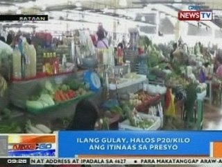 NTG: Supply ng gulay, kumonti ngayong malamig ang panahon kaya nagmahal