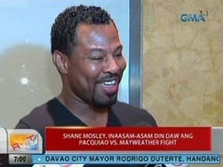 UB: Shane Mosley, inaasam-asam din daw ang Pacquiao-Mayweather fight