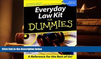 PDF [DOWNLOAD] Everyday Law Kit For Dummies? (For Dummies (Lifestyles Paperback)) READ ONLINE