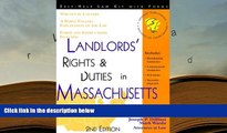 PDF [FREE] DOWNLOAD  Landlords  Rights   Duties in Massachusetts: With Forms (Landlord s Legal