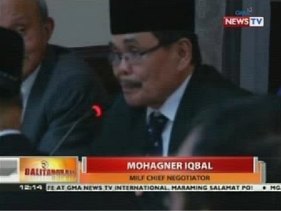 Decommissioning, kabilang sa napagkasunduang normalization annex ng Bangsamoro framework agreement
